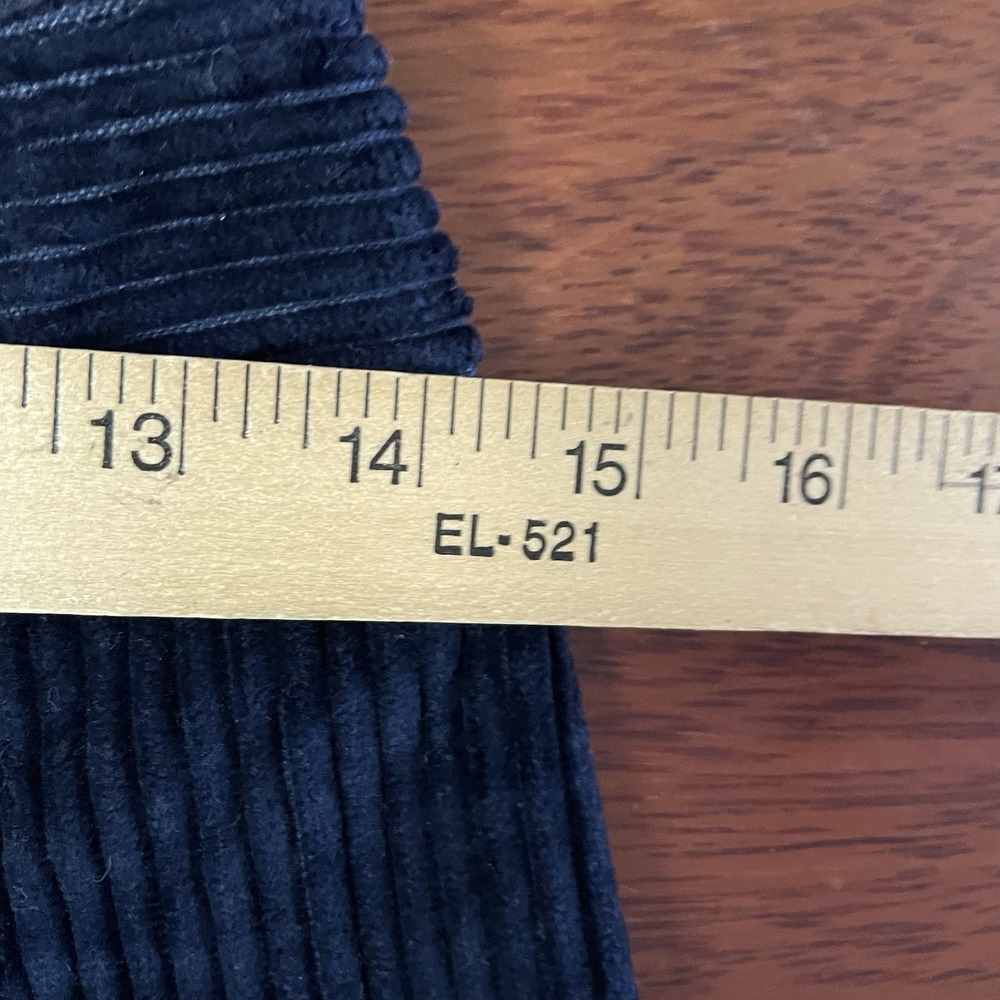 Vintage Henri-Luc Chapuis Corduroy Pant Double Zip Front Blue See msrmts HTF B21 - Picture 7 of 10